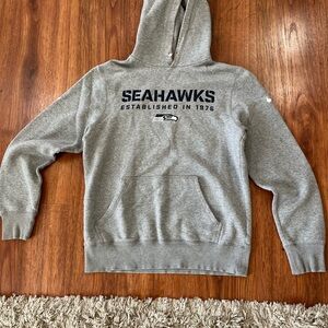 NFL Team Apparel Nike Size Medium Gray Seahawks Hoodie